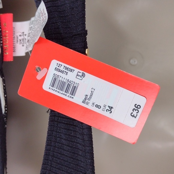 ❤️Bundle Only❤️ Nordstrom One Piece Black & White Cut Out High Cut Swim Suit - Picture 4 of 12